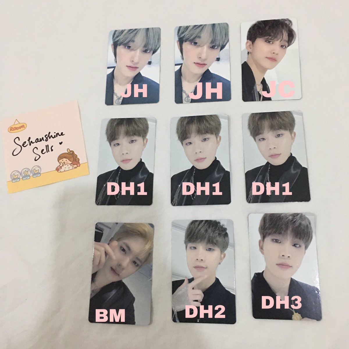  Golden Child Yes Album PCs95php each(Sungyoon has a defect so 85php na lang) Qrt mine + pc code + quantity if applicable