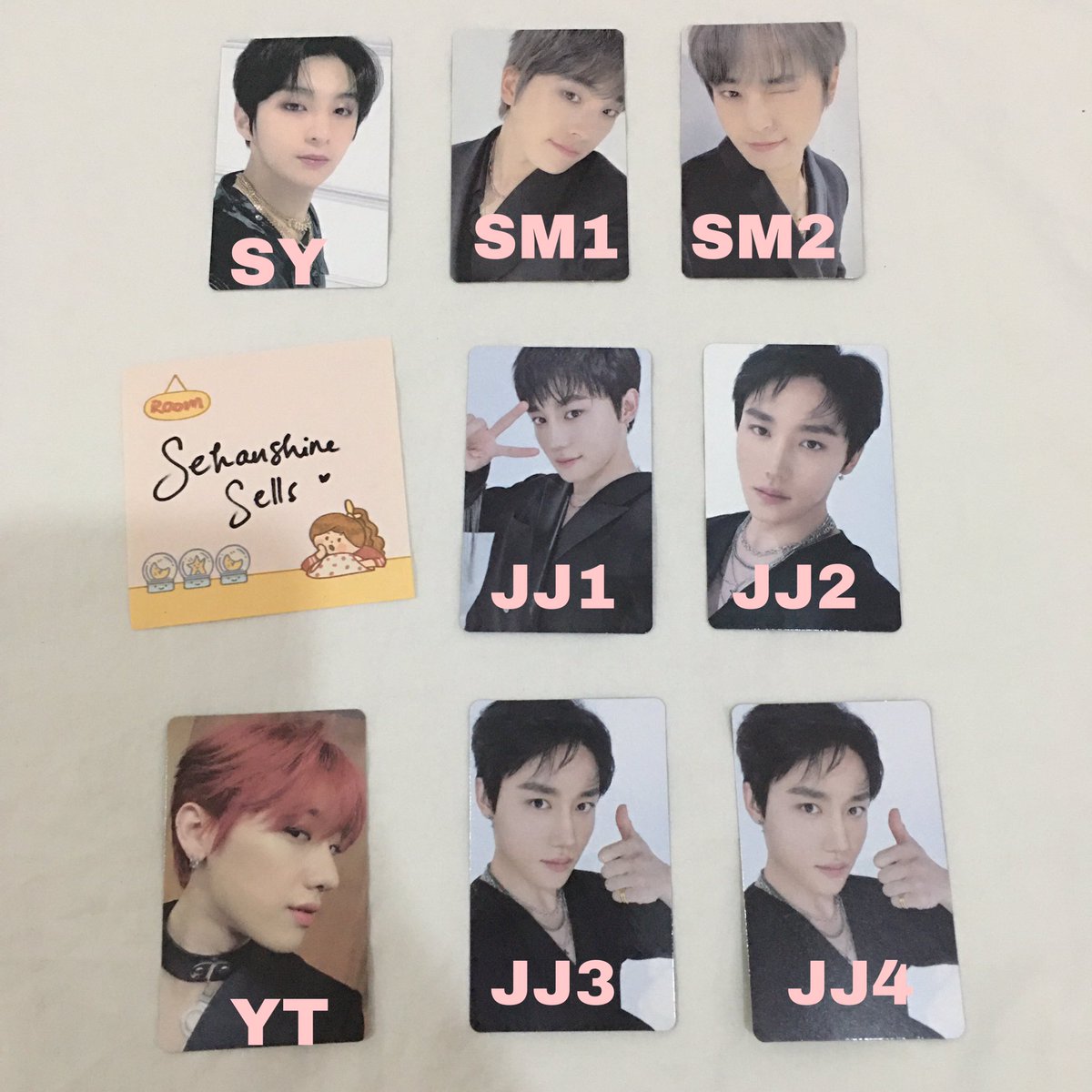  Golden Child Yes Album PCs95php each(Sungyoon has a defect so 85php na lang) Qrt mine + pc code + quantity if applicable