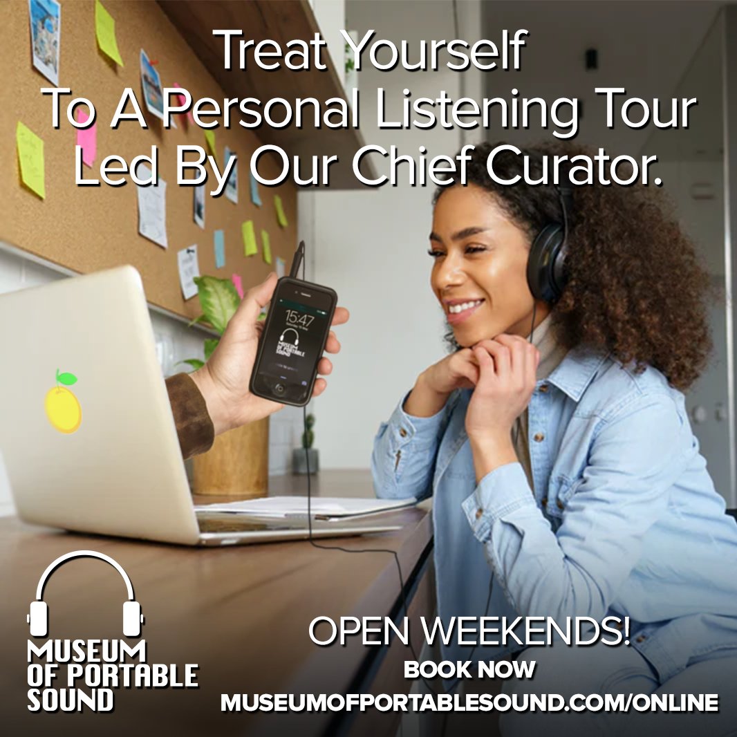 museumsound's tweet photo. An Online Visit to our #museum of #sounds is a personal guided tour led by our Chief Curator. It's like plugging your #headphones into our galleries from the comfort of home!
Book your own Online Visit now at https://t.co/pPkx1STWim!
#OpenWeekends https://t.co/sc5IgsL1B2