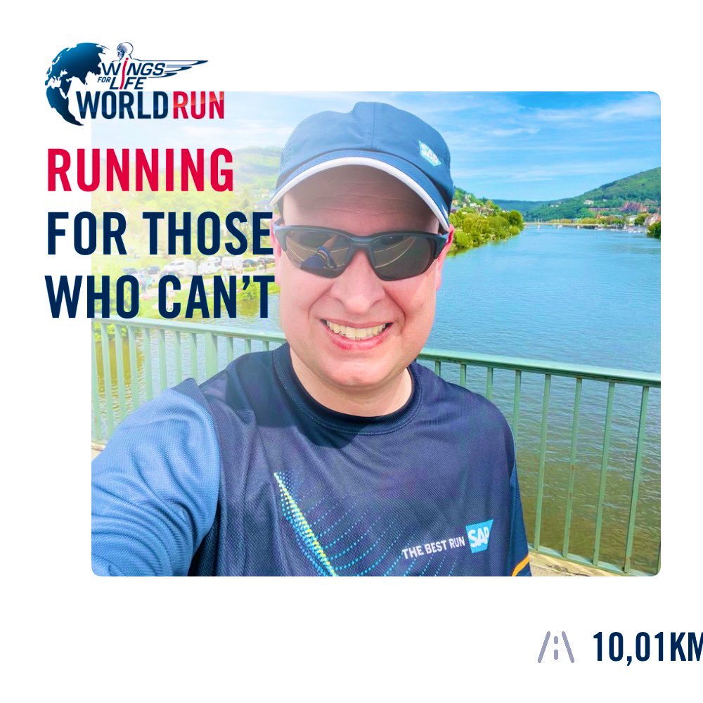timteinzer's tweet photo. Usually the view of my #SundayMorningRun, today in the afternoon heat virtually with thousands of other runners @WFLWorldRun 🏃🏻♀️🏃♂️☀️#wingsforlifeworldrun #TeamSAP @sap4good #twitterlaufgruppe https://t.co/bFZFxuRBPj