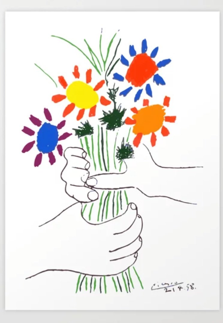 Happy Mother's Day!  After reading/listening to 2 versions of one of my favourite books, Mama, Do You Love Me? We created a Picasso inspired bouquet and finished off the day by watching the movie version of the book. <a href="/TVDSB/">Thames Valley DSB</a> #tvdsbFRL #MothersDay