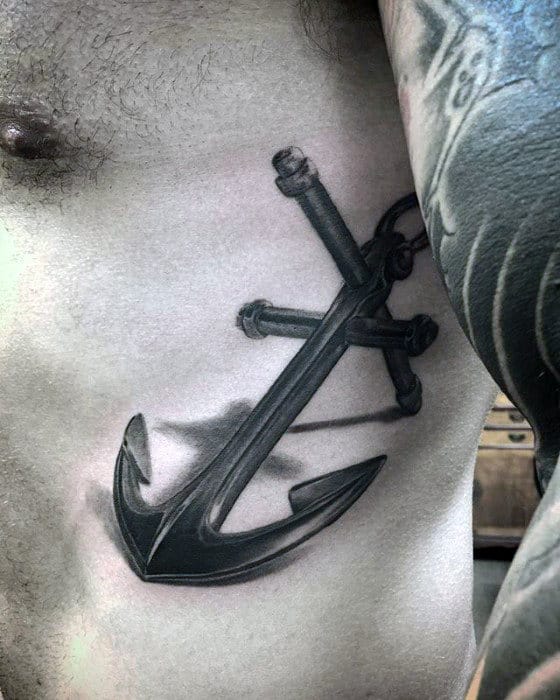 Since an anchor can be displayed in different creations and sizes, there are also a lot of possibilities where anchor tattoos can be placed on the body:- Behind the ear- At the wrist- On the finger- On the upper arm- On the chest (especially in men)