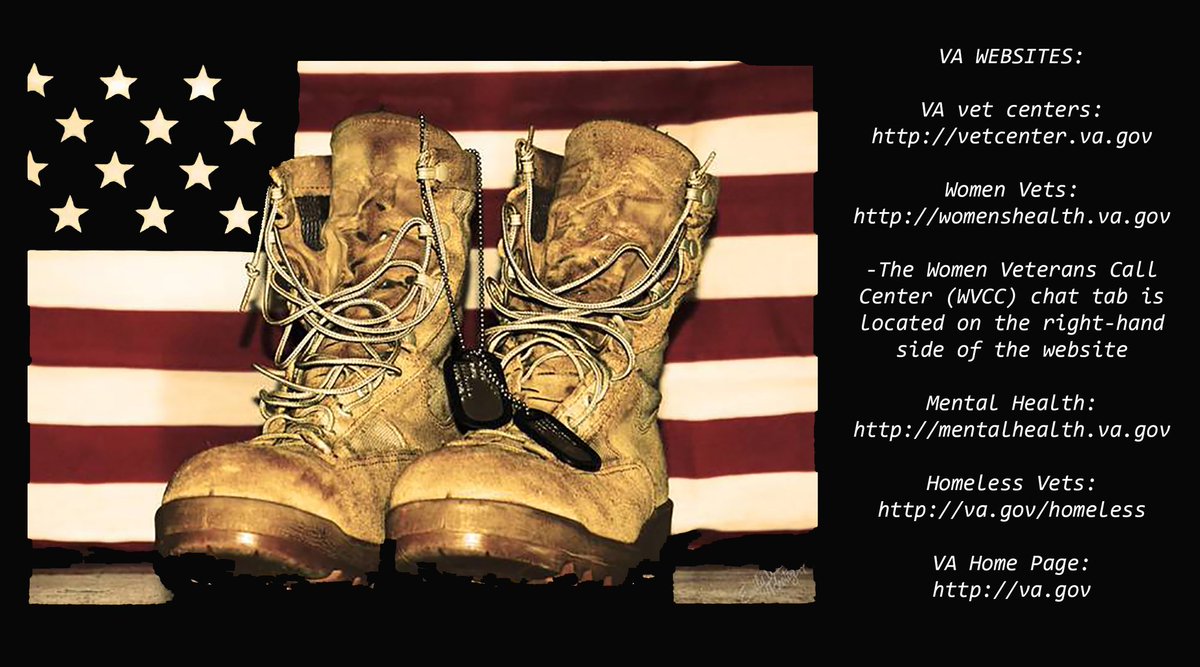 8/ VA vet centers:  http://www.vetcenter.va.gov Women Vets:  http://www.womenshealth.va.gov Mental Health:  http://www.mentalhealth.va.gov Homeless Vets: https://va.gov/homeless&... Home Page:  http://va.gov 