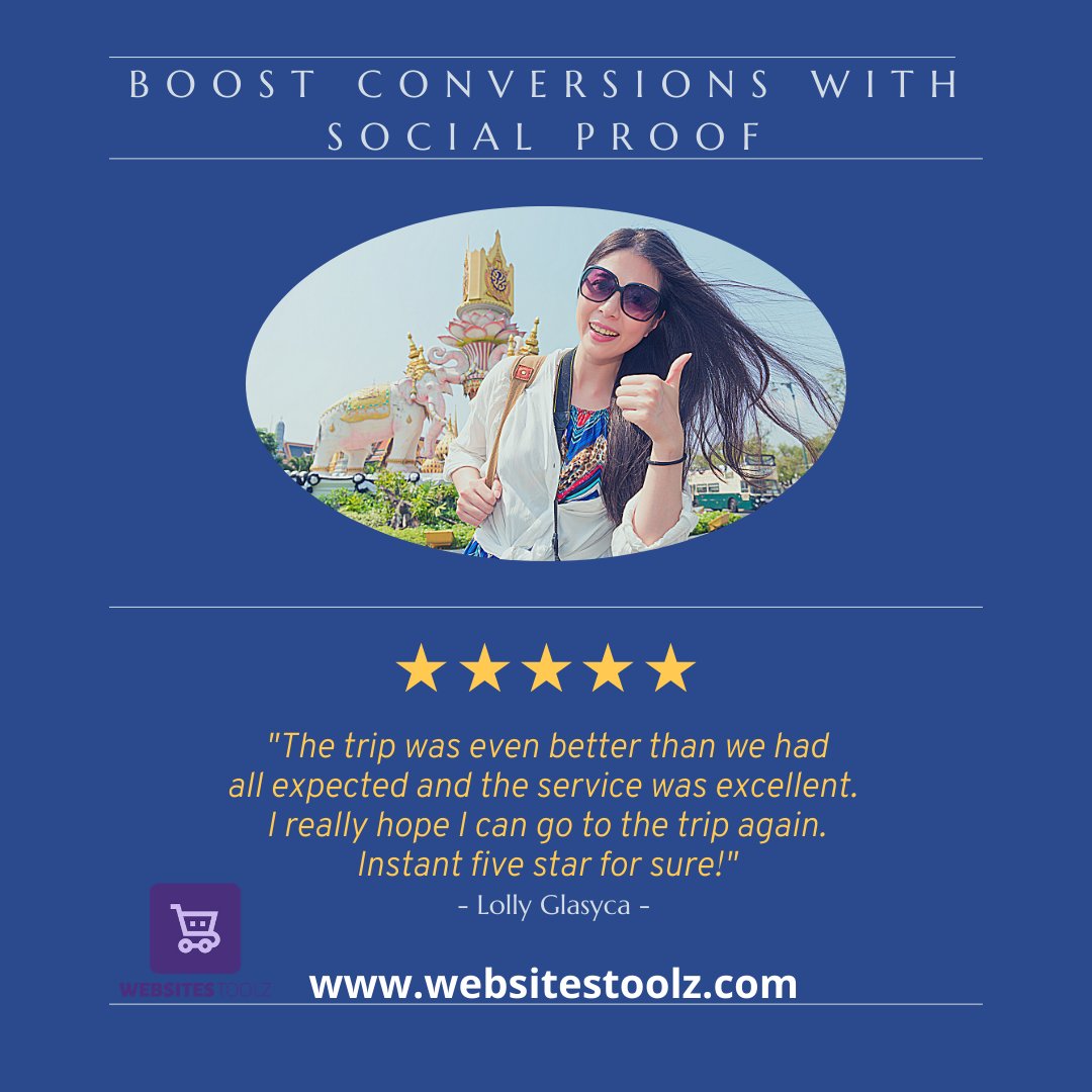 WebsitesToolz's tweet photo. Let customer social proof notifications do the selling? Signup today for a FREE Trial #socialproof #travel #travelblogger #events #hotels #resorts #banquets #adventure #tours #booking #tripadvisor #trustpilot #capterra #skyscanner #musement #expedia #hotellook #economybookings https://t.co/CIAszyuAz1