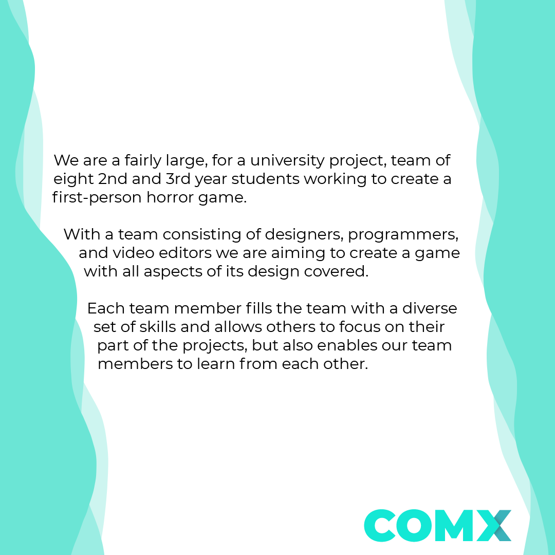 uogct's tweet photo. This is Bucket Rain, another of our great third-year teams who are working on making an awesome first-person horror game! Check out their great work below, or head to the COMX website to find out more! #VirtualCOMX #COMX21 https://t.co/GJjocpBmHl