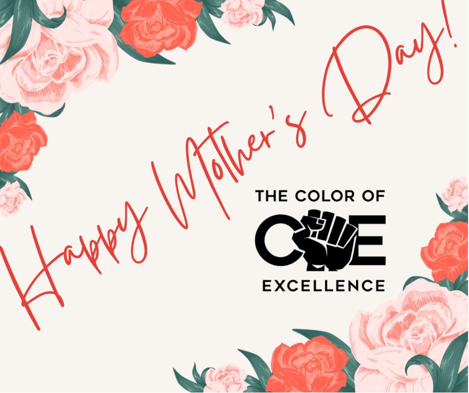 colorofexcellen's tweet photo. #HappyMothersDay to all of the #Moms!
Especially, our COE Moms - Rosanna, Shaneequa, Susanna, & BGT! We see you!
🖤 @colorofexcellen™
#TheColorOfExcellence #TheColorOfExcellenceOrg #attorneyofcolor #lawstudentofcolor #trialadvocacy #socialjustice #nonprofit #mothersday https://t.co/TtTcCJaKtd