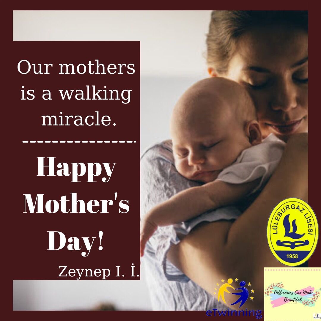 DifferencesMake's tweet photo. Anneler Gününüz Kutlu Olsun❤️ Happy Mother’s Day❤️ #happymother’sday #annelergünü #etwinningproject #etwinning https://t.co/SjC8t6G5BM