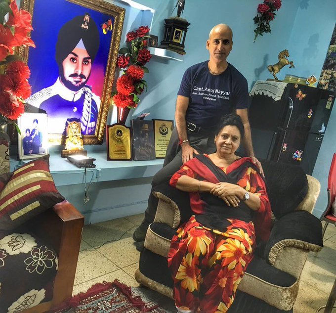 Along with Lovepreet aunty, mother ofLIEUTENANT COLONEL BIKRAMJEET SINGH 16 CAVALRYLieutenant Colonel Bikramjeet Singh has immortalized himself fighting terrorists at Samba near Jammu in 2013. #HappyMothersDay  #MothersDay  #MothersDay2021  #KnowYourHeroes  #motherhood