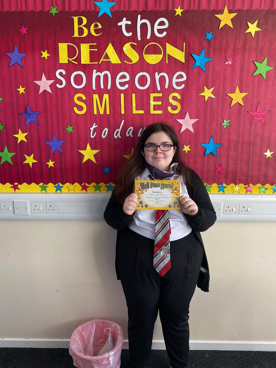 Hayley has completed EVERYTHING Miss Thomson asked of her. What a mature and sensible S6 pupil she is!