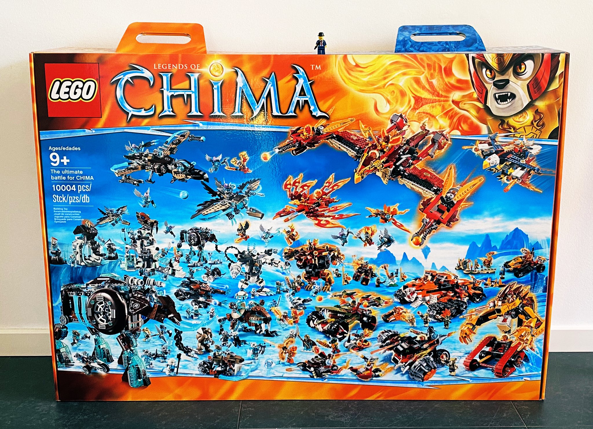 Salg klipning sædvanligt Samuel Liltorp Johnson on Twitter: "Trying to work out where to place this  in my house… It's not going well! 😅 This #LEGOCHIMA “The ultimate battle  for #CHIMA” box contains 10004 pieces (
