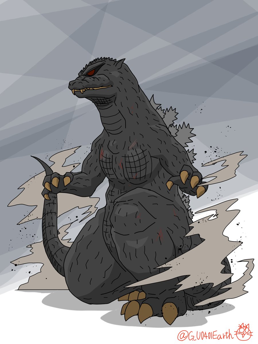 no humans claws solo red eyes kaijuu sharp teeth pokemon (creature)  illustration images