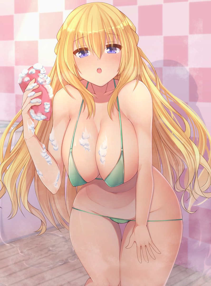 BoingInLeanbox's tweet image. Writers head is soreeeee but here have some bath time with Vert #SeductiveSunday 

"Could you maybe help me wash my back~"