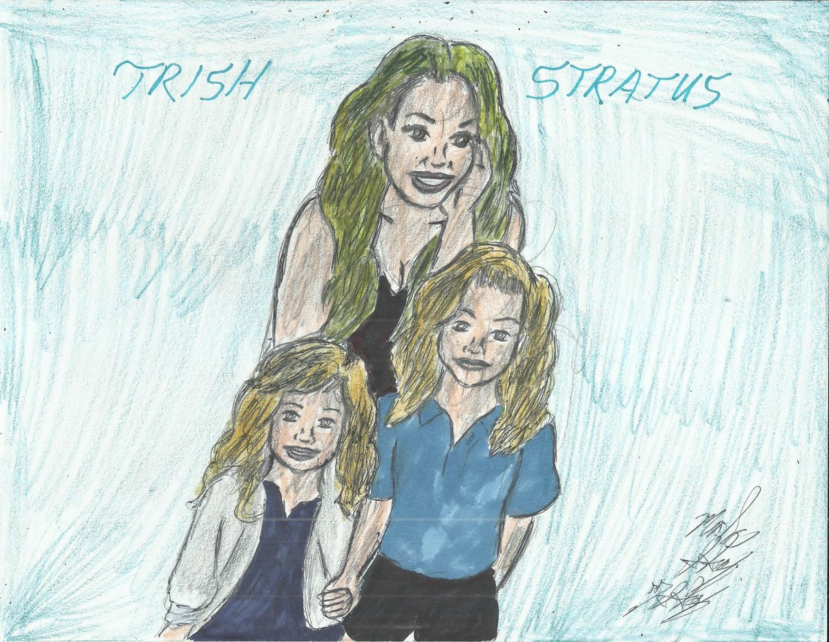 Happy Mother's Day @trishstratuscom Trish Stratus!!!!! Enjoy your special day. I hope you like the new special Mother's Day portrait I have drew of you, Max & Maddie. Let me know what you all think. #artwork #tvpersonality #wrestler #trishstratus https://t.co/FHyKEcULYI https://t.co/QwW484Mvil
