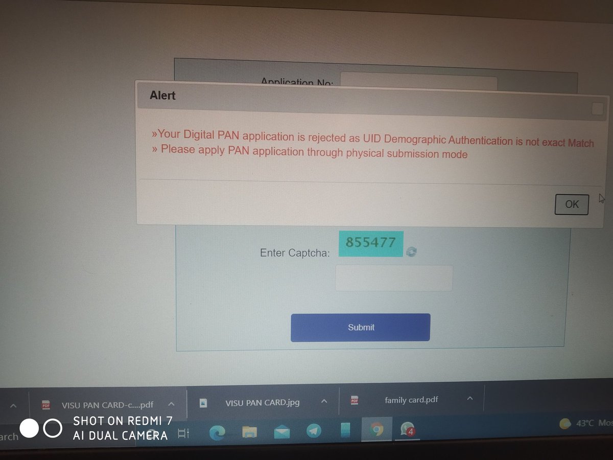 kdrpavisu's tweet photo. @UTIPANServices i applied For name correction in UTI WEB portal.Once INR 106.90 Amount Deducted from my Bank Account Finally Uid Democraphic authentication mismatch But Refund Iam not get. Check and verify. https://t.co/xoqiZ1tClp