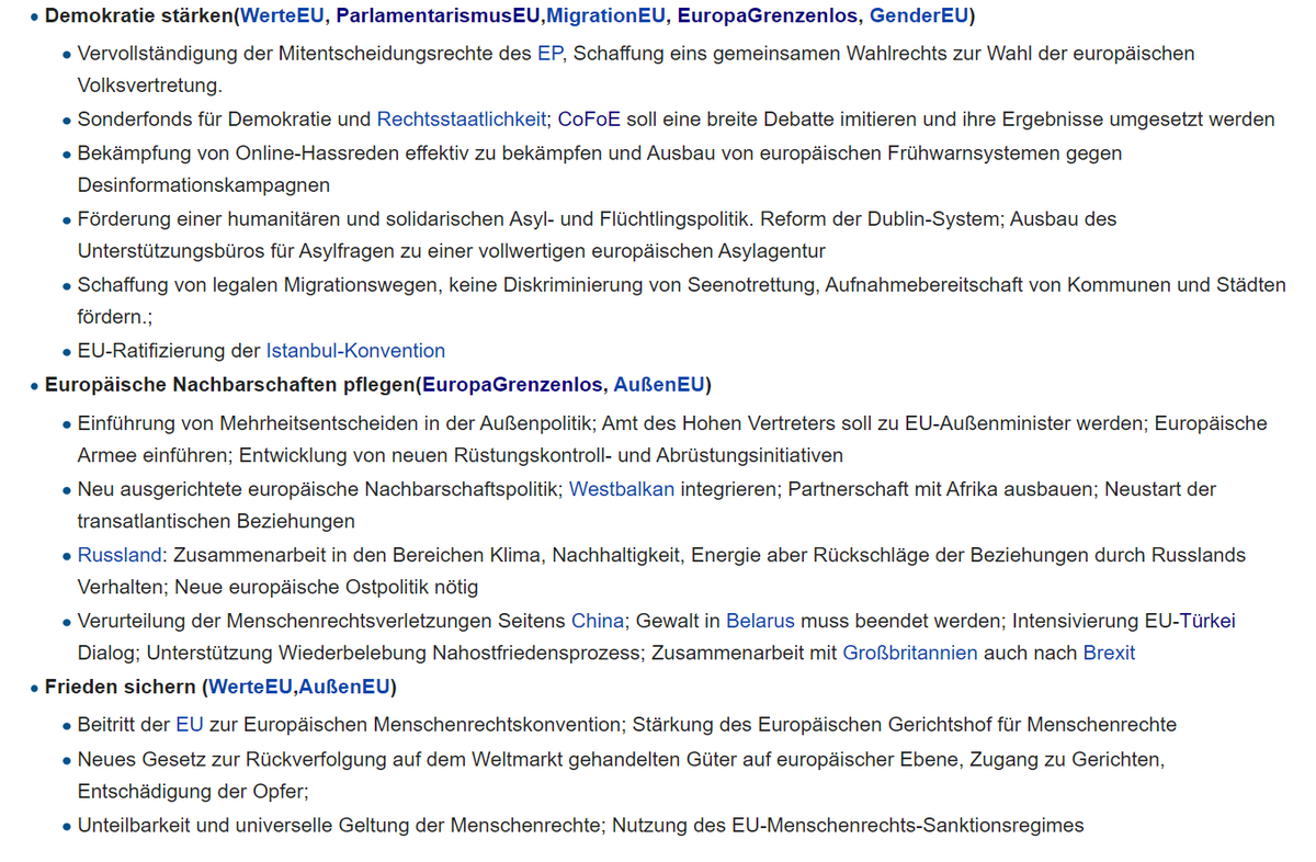 NetzwerkEBD's tweet photo. #spdbt21
Im Grundsatzprogramm der SPD stehen die "Vereinigten Staaten von Europa"...
... im Wahlprogramm @spdde gibt es derweil viele Stichworte aus der #EBDPolitik:
#WerteEU #ParlamentarismusEU #MigrationEU #EuropaGrenzenlos #GenderEU #AußenEU https://t.co/oR6eczqOgu