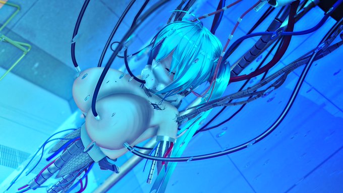 お題「アー◯ス奉仕部の娘達が洗脳及び身体の直接改造でセクサロイド化されて、稼働中のところとかセクサロイド化の過程とかメンテの所とか」 #COM3D2 流石によそのこを借りるのはアレなのでうちのこエステルちゃんでやりました 