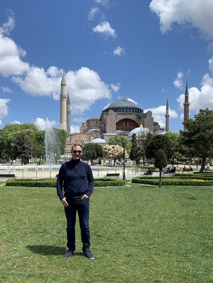 The grounds near the Hagia Sophia are lovely in their own right.