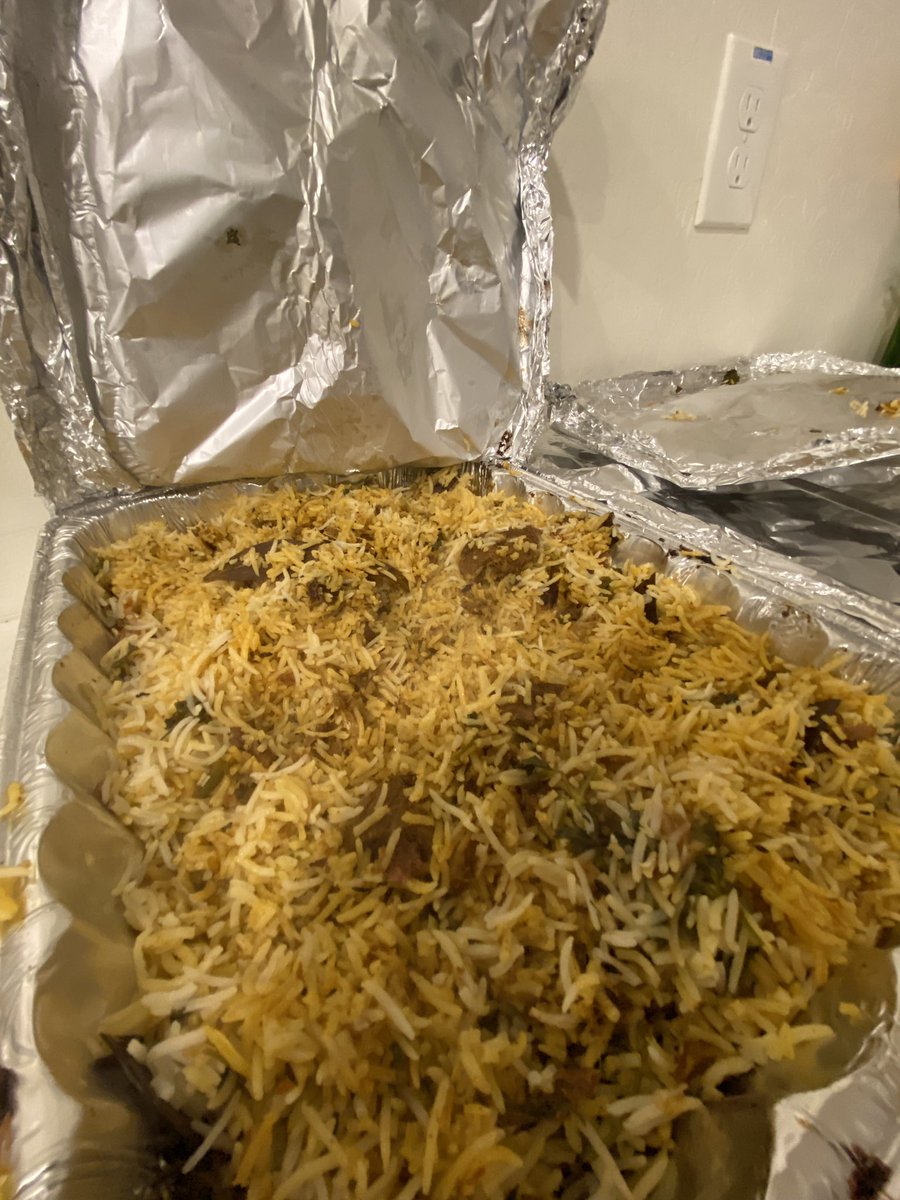 kingchiru15's tweet photo. Last nights Biriyani for @KolisettiMadhu’s bday hangout!!
#GoatBiriyani #ChirusCookingDiary https://t.co/ycOcr5oTOQ