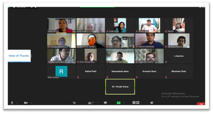 DrVAPatil's tweet photo. Recently #IAB meeting was conducted #FYBTECH #VIIT. 20+ respected members given valuable inputs, appreciated induction program, appreciated methodologies used for effective academic conduction in pandemic condition @principalviit @BharatAgarwal81 https://t.co/JHJnTJCGjZ