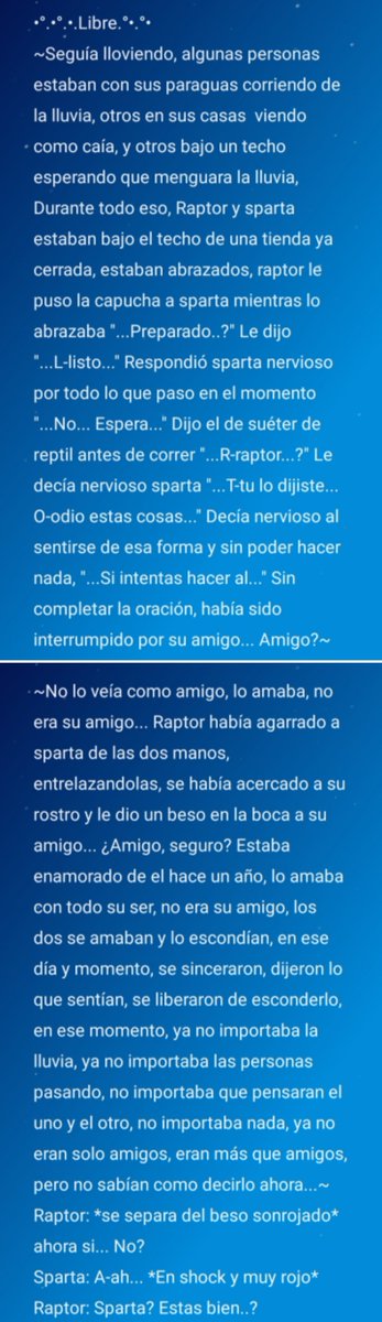 Aymar_CoMPaS's tweet photo. Dia 8: ~Libre~

#CoMPaSToWrite 

Casi logro que entre todo x,D

Disfruten uwu https://t.co/EiNvu21Q2F