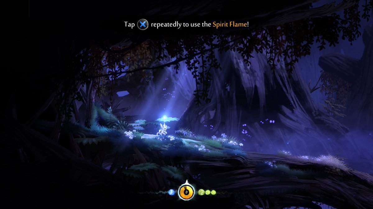 In Ori 1 the player had the Spirit Flame, a small orb that goes next to enemies and attacks them on a button press.Hollow Knight’s main weapon is the nail (sword).Similar to HK, in Ori 2 you start with a sword called the Spirit Edge.