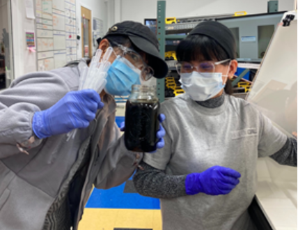 TESTOILAnalysis's tweet photo. #StaffSpotlightSunday: Myrah and Lisa were recently the winners of our quarterly employee continuous improvement competition! Their idea was to improve the flow of glassware in the laboratory to reduce travel waste. #EmployeeContribution #EmployeeEngagement #OilAnalysis https://t.co/cAlWI8x0bz