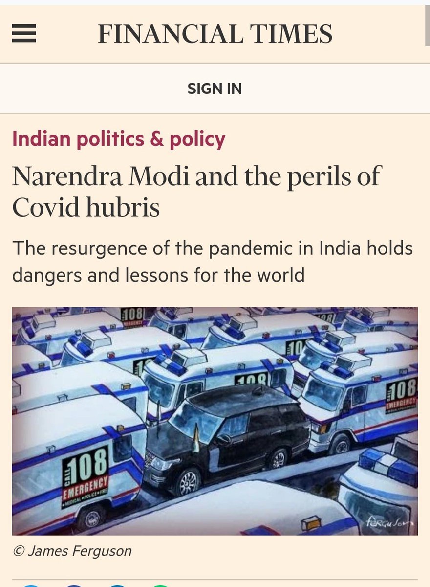 And  @FT too https://www.ft.com/content/fa3096ff-4325-4a02-97fd-89095e44d5c1 and  https://www.ft.com/content/080321a5-307d-4a3d-ba20-15cfede940ef9/n #ModiMadeDisaster