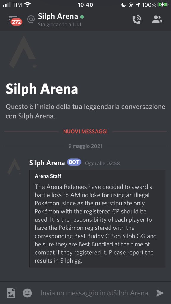 Apparently using the correct mon but just forgetting to put it as buddy (which is a disadvantage for the owner) is something that clearly affects the opponent’s focus on the game and so the result. Was just playing factions with local mates for fun but toxic people kill the fun.