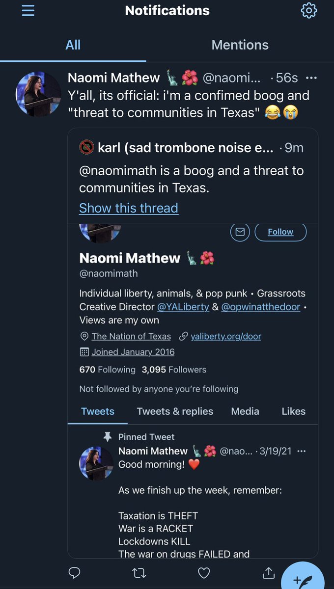  @naomimath is really doubling down now. Boogs get so reactionary when confronted.