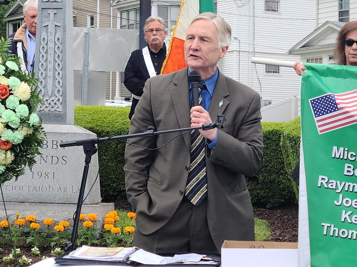 It was an honor to have <a href="/hiberniandigest/">AOH National</a> FFAI Chairman Martin Galvin in Hartford yesterday for the Commemoration of the 1981Hunger Strikers, sponsored by Irish Northern Aid of CT