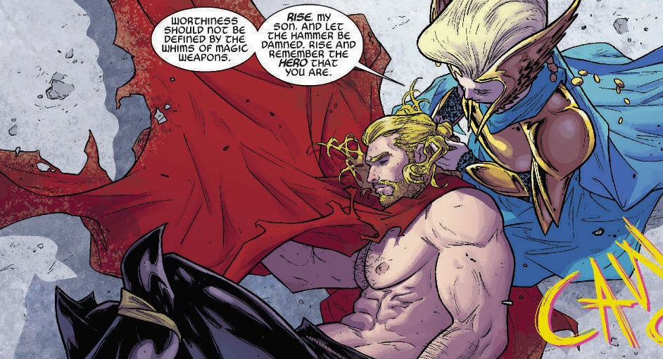 RT @jasonaaron: Happy All-Mother's Day. Art by @rdauterman and @COLORnMATT from THOR (2014) #1. https://t.co/a0nsM3q4Jr