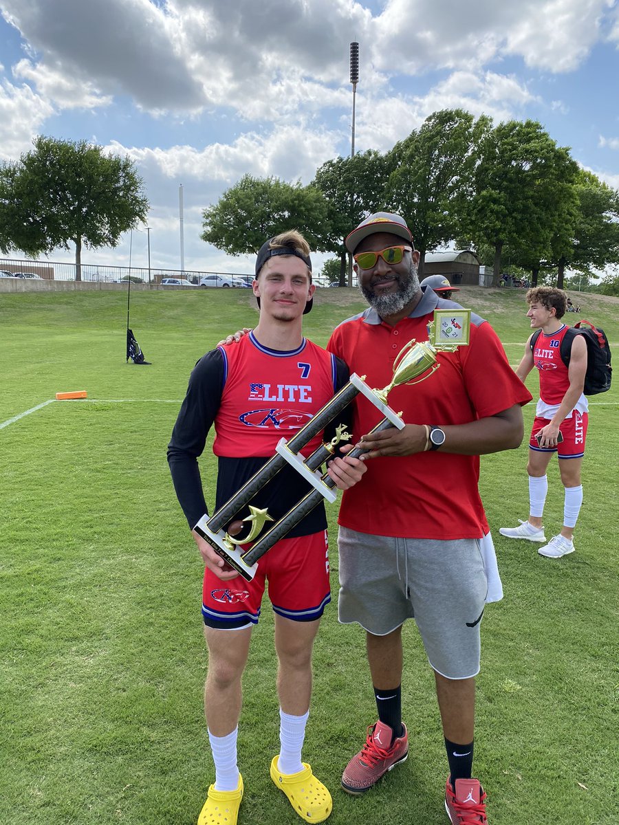 Good day yesterday. Took home first in Plano. We are getting better! Now back to getting better as a team this week @CYCREEKFBALL17