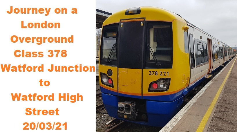 MainlyTrains's tweet image. Journey -    Watford Junction to Watford High Street on a London Overground Class 378 on 20/03/21

youtu.be/XR564uGDiGA

#mainlytrains #Londonoverground #Class378 #Journeyontatrain #WatfordHighStreetStation #WatfordJunctionStation #BritishRailways #Railways #trains
