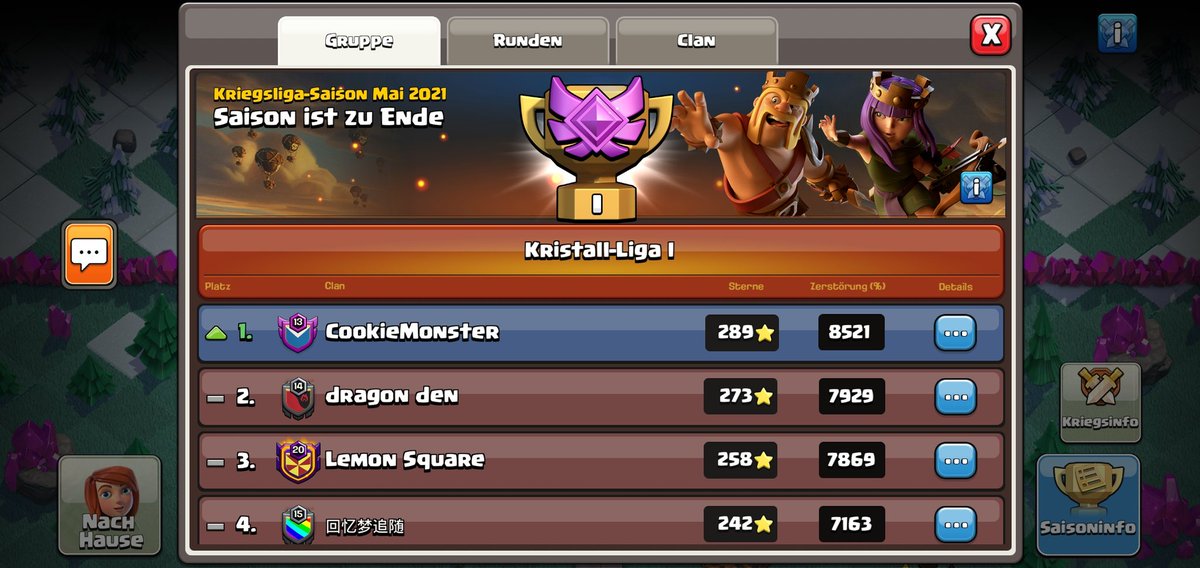 OfCookiemonster's tweet photo. Meister 🤩 #ClashOfClans @ClashOfClansDE1 https://t.co/vAxRJ1ozZi