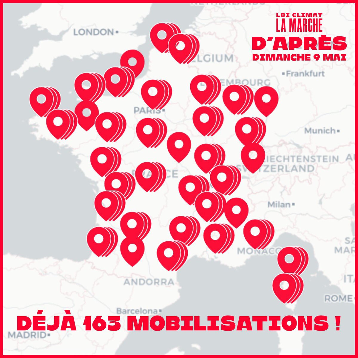 GenerationsMvt's tweet image. 🌍 #MarcheClimat - Ce dimanche, Génération•s dans la rue partout en France pour appeler à un changement radical vers une politique climatique et sociale à la hauteur de l’urgence.

➡️ Le #référendum pour le climat, c’est le 20 juin. Dans nos régions, choisissons l’écologie. 🌱