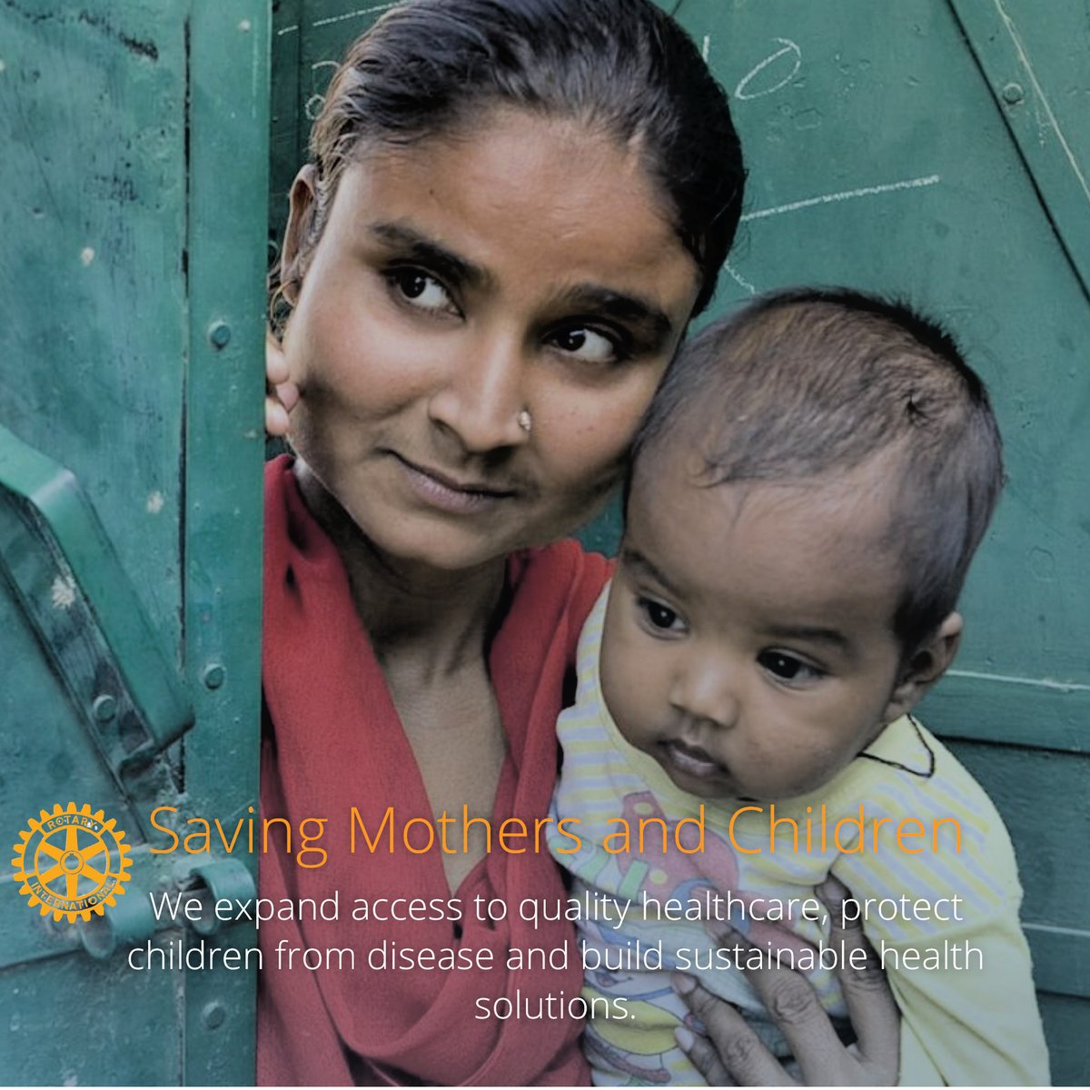 Happy Mother's Day to all the Moms around the world. “If mothers are empowered and healthy, so are their families, leading to an alleviation of poverty and hunger.” See how Rotary invests in sustainable life saving program for Mothers and children. Rotary International #Rotary