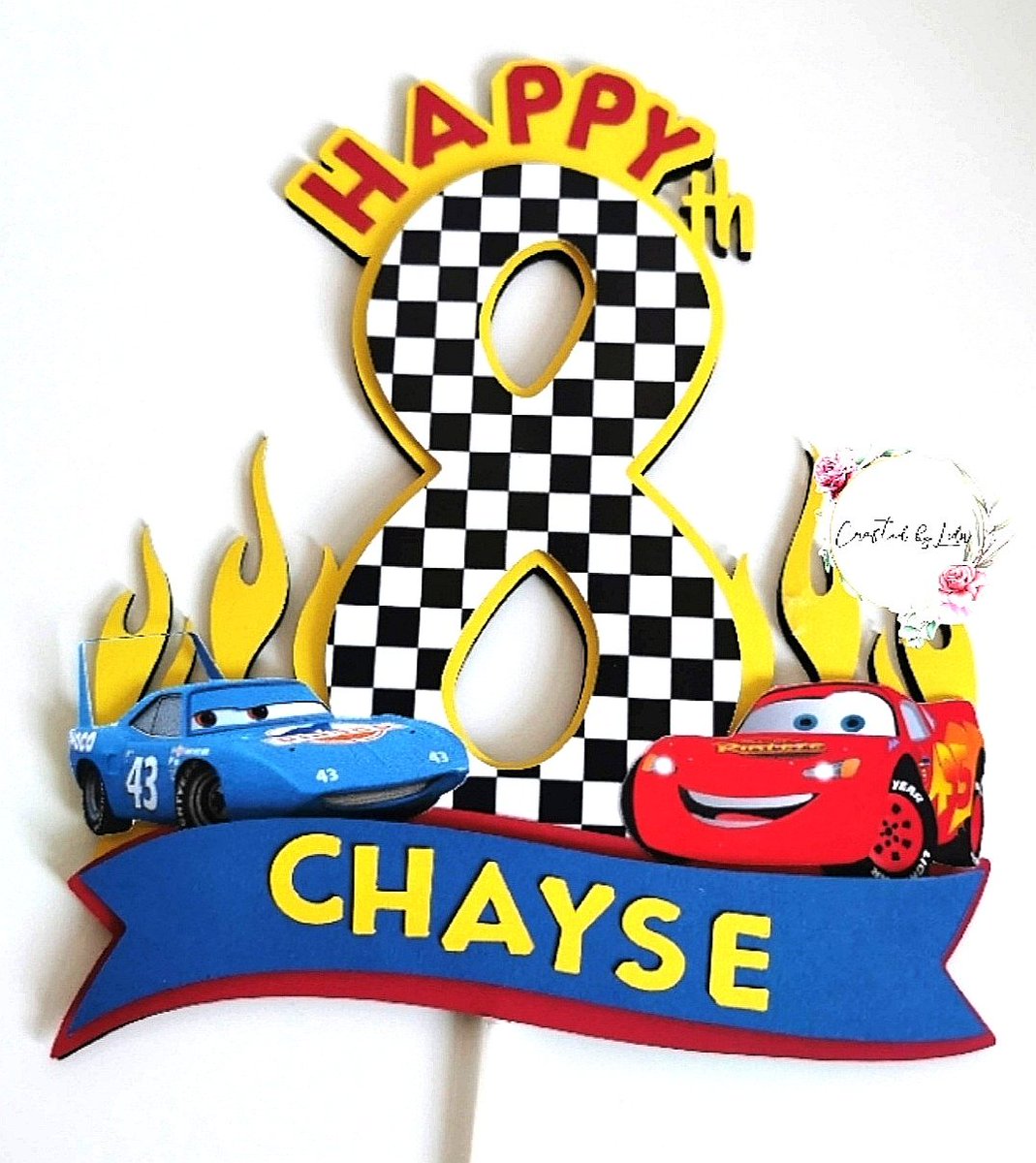 craftedbylidu's tweet photo. Personalised Cars Cake Topper. 🏎️🚦
#caketopper #cricutmade #madewithlove #craftedbylidu #cars #personalisedgifts  #personalisedcaketopper #cakedecoration #caketoppers  #happybirthday #birthdaycake #papercraft https://t.co/k60QcjSCyH