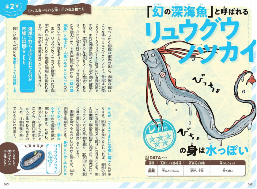 いよいよ今週、おもしろ動物本の第2弾『じつは食べられるいきもの事典 おかわり!』が5月13日発売されます。アルマジロ、リュウグウノツカイ、アルパカ…などなど大量のいきものイラスト描いとります! Amazonにて絶賛予約中です。よろしくどうぞ～。https://t.co/urEkXb4EXA @amazon 
