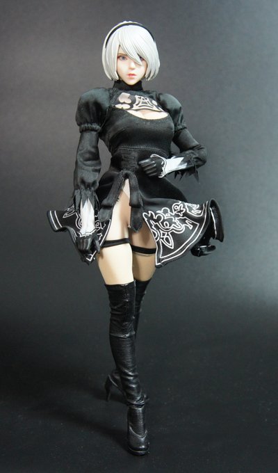 1年前に注文した1/6アクションフィギュア素体用ヘッドがこないだ届いたので撮ってみる 