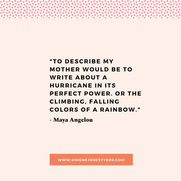 simonejtyner's tweet photo. Wishing my mom and all of the other amazing moms a very Happy Mother's Day!

#happymothersday #mothersday #poetry #mayaangelou #quote #quotes #sundayfunday #lifestyleblogger #momblogger #momlife #girlmom #motivation #inspiration #community #support #mindful https://t.co/lxYFDftnca