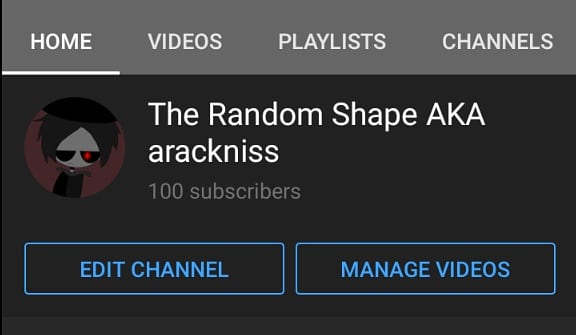TheRandomshape2's tweet image. I hit one hundred subs im so happy