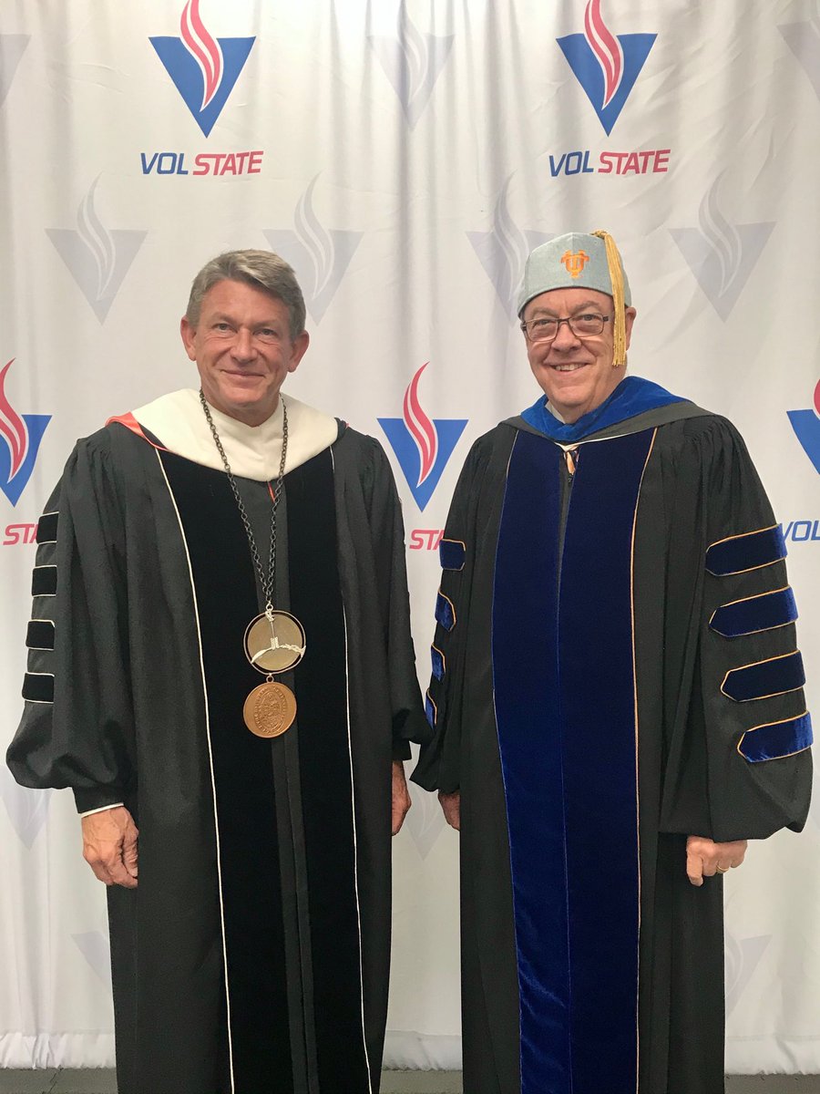 randyboyd's tweet photo. Thanks to @volstatecampus for having me as their commencement speaker. It’s always inspiring to see so many new grads! A special honor to share Dr. Jerry Faulkner’s last graduation ceremony. He provided thousands of students w/ educational opportunities for decades! https://t.co/6rZDYvdtro