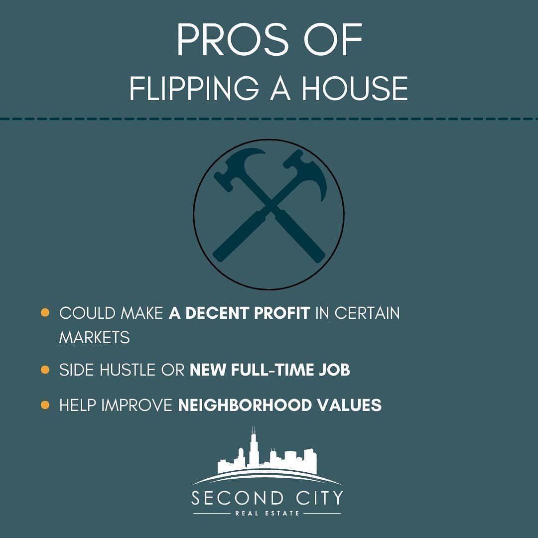 ChicagoBrie's tweet photo. Pros of flipping a house⁣
1. Could make a decent profit in certain markets⁣
2. Side hustle or new full-time job⁣
3. Help improve neighborhood values⁣ https://t.co/3qANMBgyf7