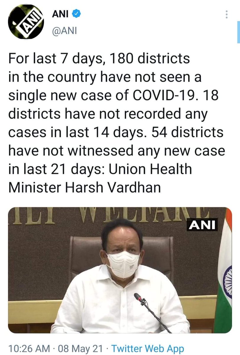 ShashiTharoor's tweet photo. It’s sad to see HealthMinister ⁦@drharshvardhan⁩ occupy an alternative reality while the nation gasps for breath &amp;the world sees Indians suffering. Can one imagine Dr Fauci celebrating SMSs, promoting faux medicines&amp; endorsing unproven therapies?No one believes our figures. https://t.co/C2NIBYoi1P