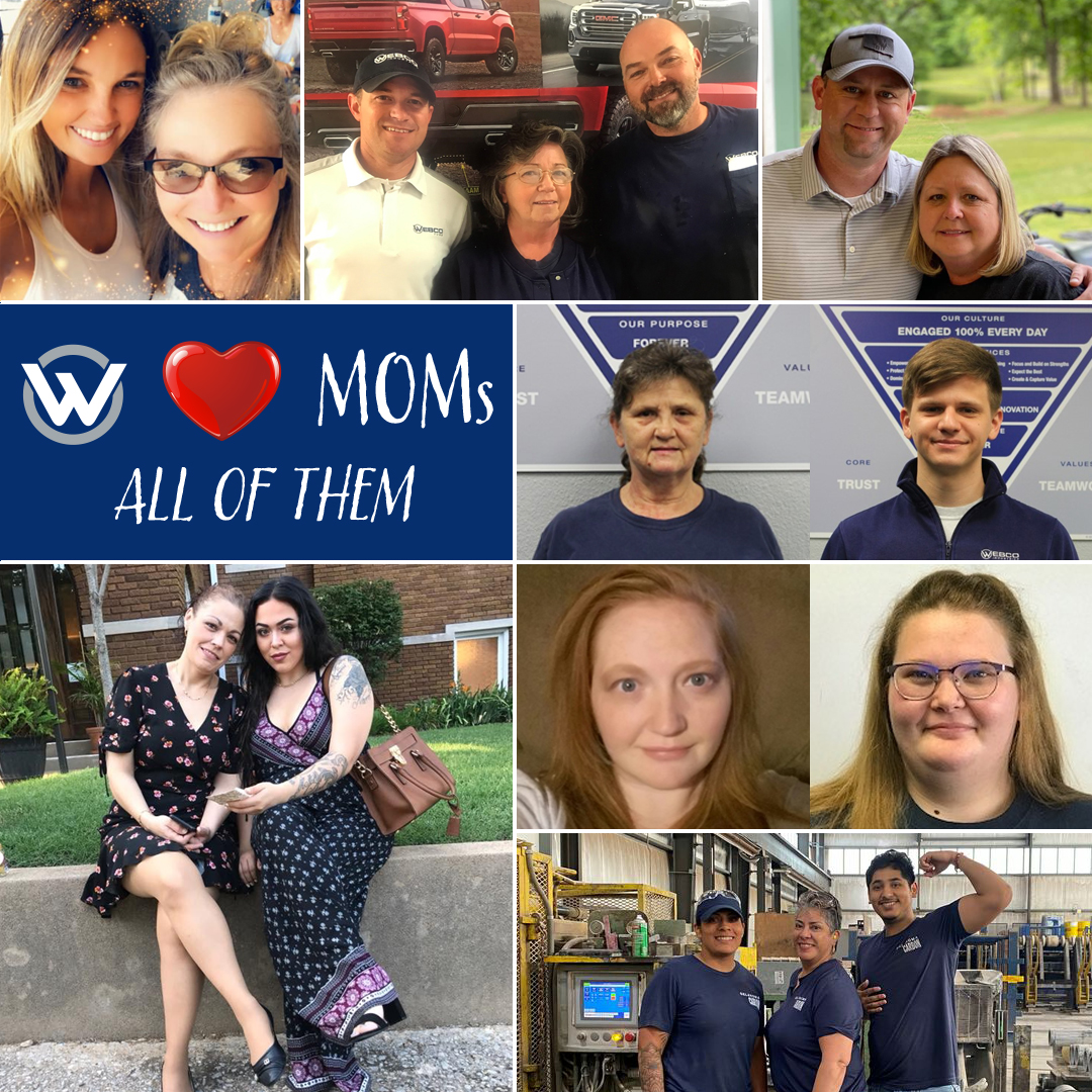 webcotube's tweet photo. Happy Mother’s Day to all our Moms. Hats off to our Mom/Child combos that have found great careers at Webco. #webcotube #employerofchoice https://t.co/S9dvxuoh03