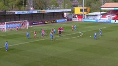 It takes a nick off the wall and goes in! 

@InessaKaagman finds the target with a set piece! 🎯

@BHAFCWomen #BarclaysFAWSL