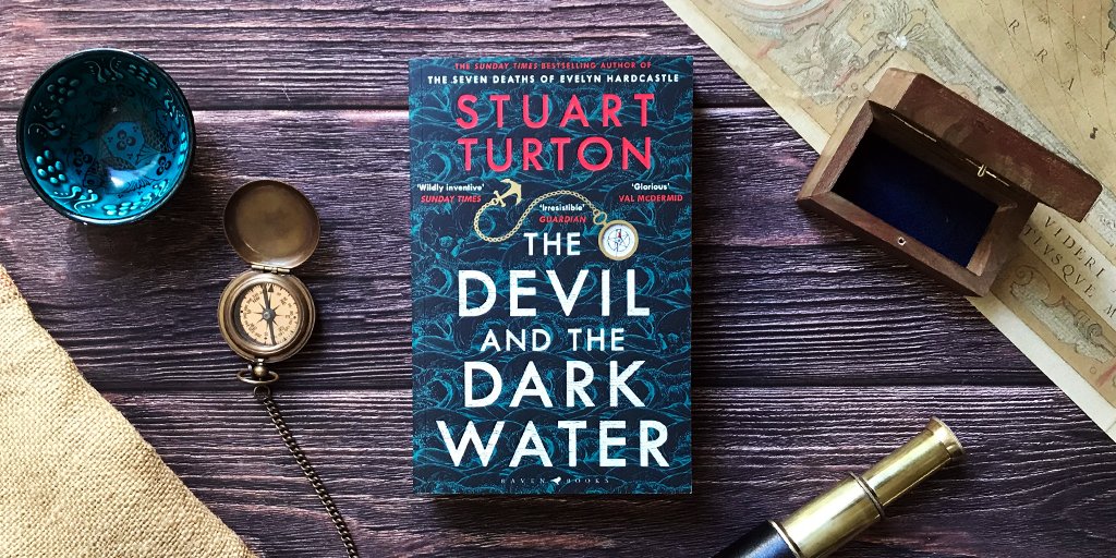 BloomsburyRaven's tweet photo. 'If you read one book this year, make sure it's this one' @DailyMailUK 

The Devil and the Dark Water by @stu_turton is OUT NOW in paperback and @waterstones Thriller of the Month! #WTOTM https://t.co/19FCa5X3qy https://t.co/0dQyhKwTT5