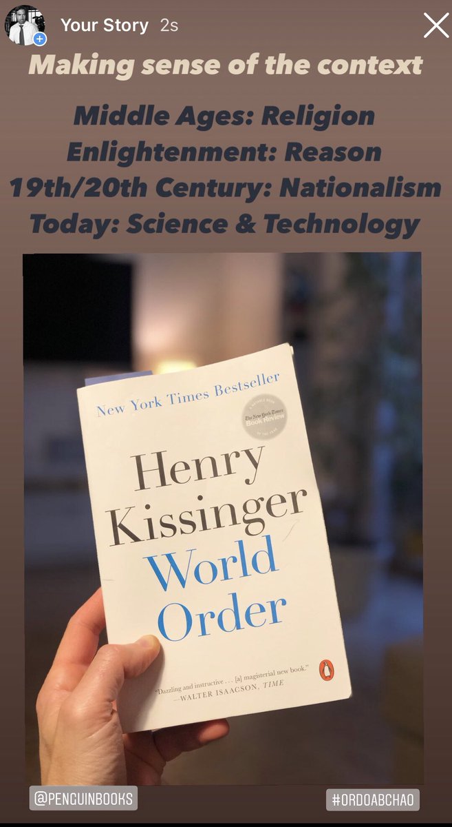 KfuriConsulting's tweet photo. Understanding the World we are Living in...

 #Worldorder #technology  #science  #strategicthinking #leadership @henrykissinger  #ordoabchao  #chaos  #order 
Instagram https://t.co/92V8skTprl