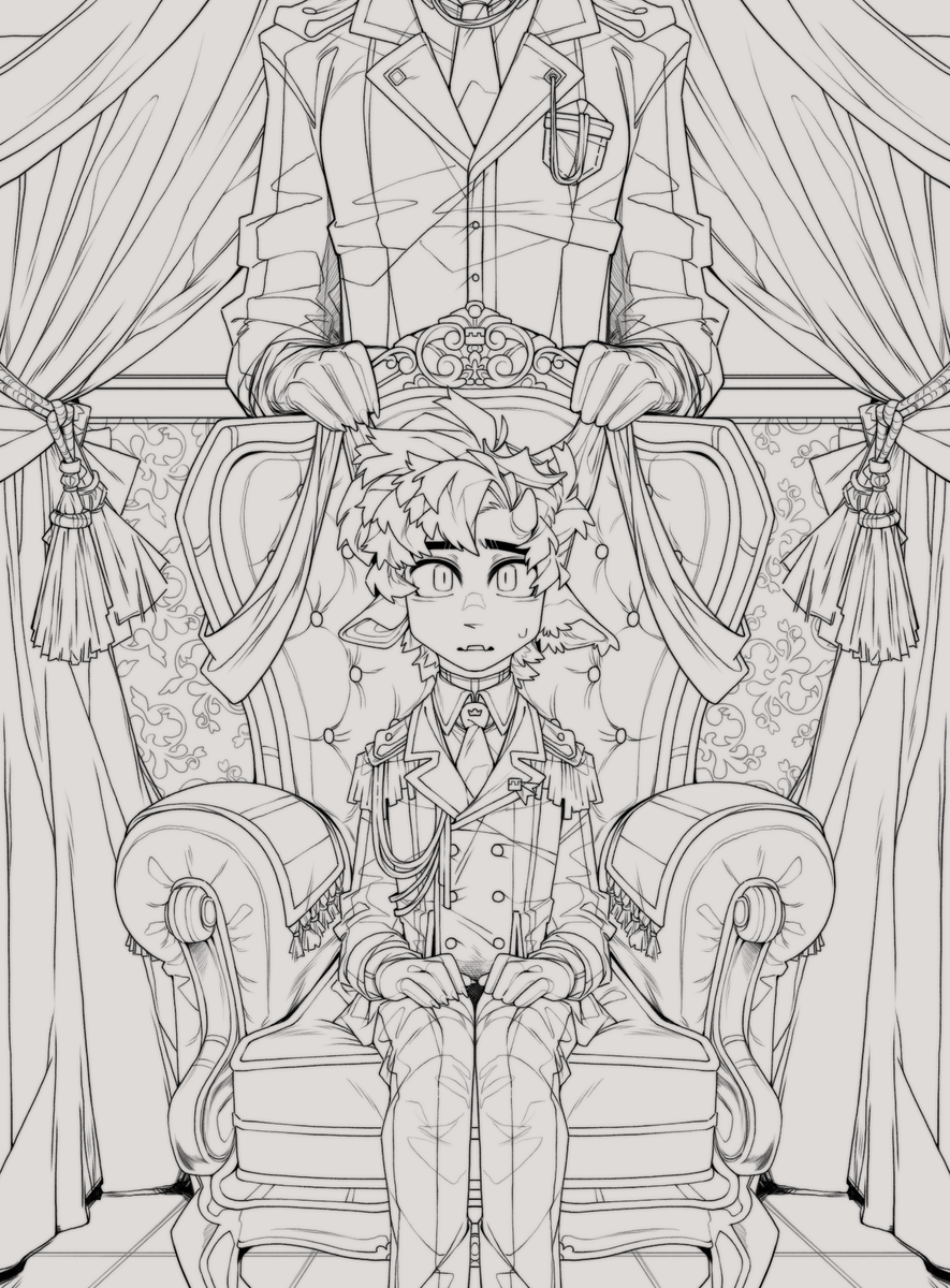 ok so my ass most likely isn't gonna finish this so here's the lineart fff

u can colour it if u want, just tag/credit me if u do lel 