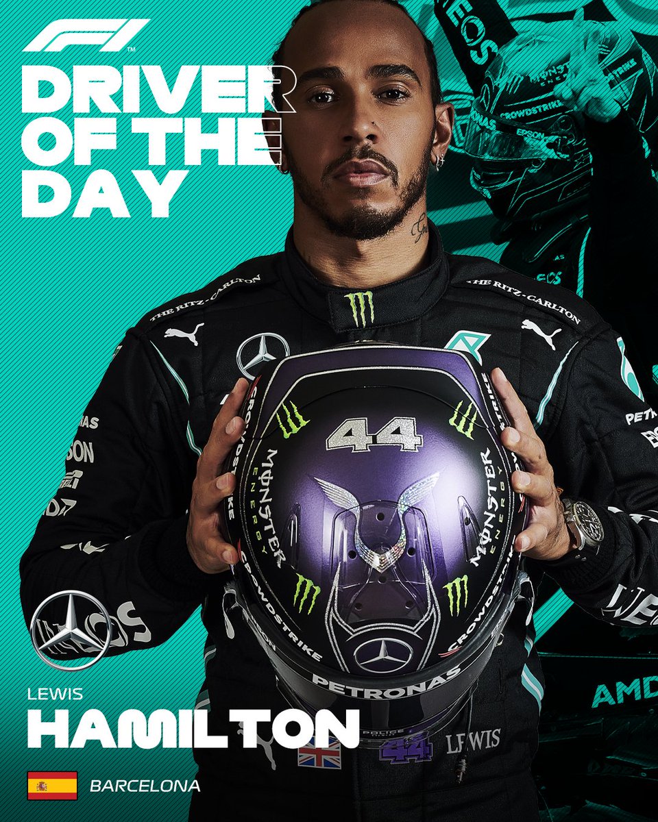 F1's tweet photo. Lewis bossed everything this weekend

#SpanishGP 🇪🇸 #F1DriverOfTheDay https://t.co/Utb53w46s9